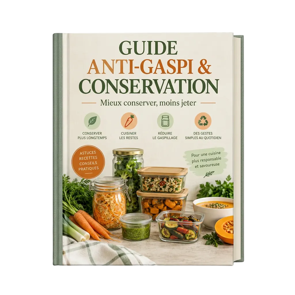 Livre 3D du Guide Anti-Gaspi et Conservation