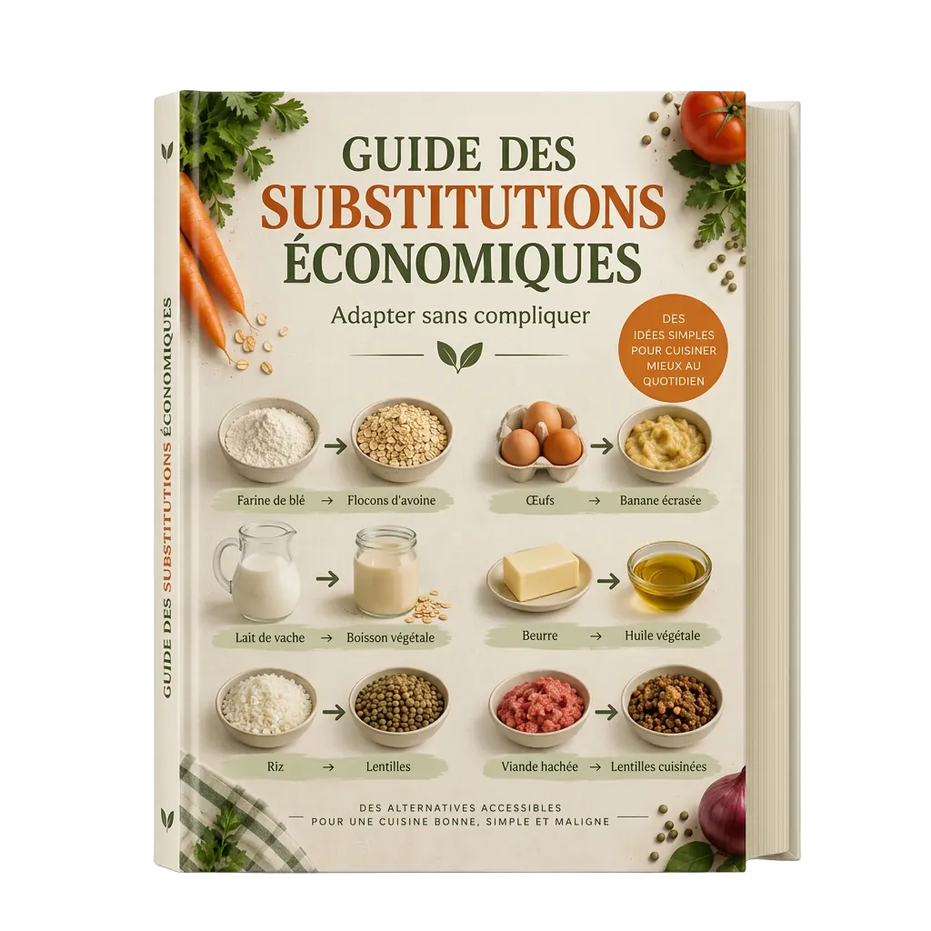Livre 3D du Guide des Substitutions Économiques